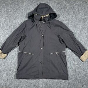 Mulberry Street Winter Jacket Men XL Black Heavy Removable Liner Hooded Pockets‎